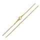 ŁAŃCUSZEK POZŁACANY 50 CM 1,8 MM OGON WĘŻA PRZEKLEPKI XUPING 86962