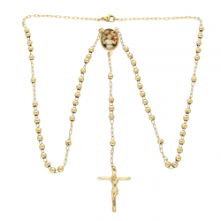 CELEBRYTKA POZŁACANA 60 Z-13 CM RÓŻANIEC XUPING 86967