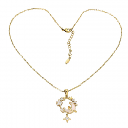 CELEBRYTKA POZŁACANA 40+5 CM ELEGANCE XUPING 86976