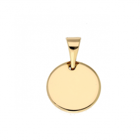 ZAWIESZKA POZŁACANA 23/15 MM ZŁOTA MONETKA XUPING 86987