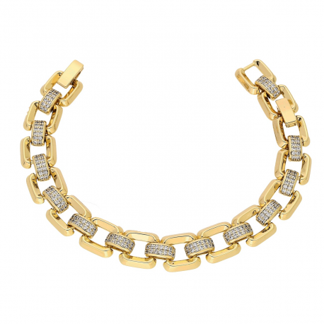 BRANSOLETKA POZŁACANA 19-17 CM 11 MM LUXURY XUPING 87013