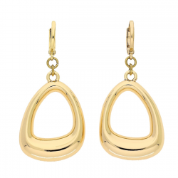 KOLCZYKI POZŁACANE 46/21 MM ABS SAMO ZŁOTO XUPING 87112