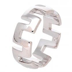 PIERŚCIONEK PLATYNOWANY 7 MM GRECKIE SREBRO XUPING 87202