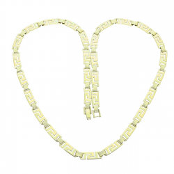 14K CELEBRYTKA POZŁACANA 60 CM 7 MM GRECKA XUPING 87208