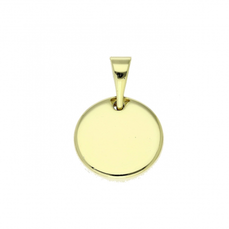 14K ZAWIESZKA POZŁACANA 23/15 MM ZŁOTA MONETKA XUPING 87215