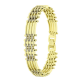 14K BRANSOLETKA POZŁACANA 19 CM 12 MM LUXURY XUPING 87232