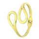 14K BRANSOLETKA POZŁACANA 60/42 MM ZŁOTY BANGLE XUPING 87247