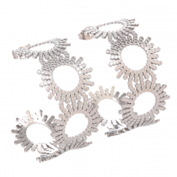 KOLCZYKI 36/19 MM S. STEEL TTM XUPING 87358