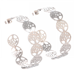 KOLCZYKI 45/11 MM S. STEEL TTM XUPING 87360