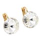 KOLCZYKI POZŁACANE 17/14 MM CRYSTAL XUPING 87428
