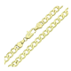 14K ŁAŃCUSZEK POZŁACANY 50 CM 6 MM PANCERKA XUPING 87447