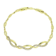 14k BRANSOLETKA POZŁACANA 19-17 CM 7 MM INFINITI XUPING 87462