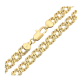 ŁAŃCUSZEK POZŁACANY 50 CM 8 MM ROMBO DIAMENTOWANE XUPING 87510