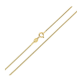 ŁAŃCUSZEK POZŁACANY 50 CM 1,2 MM OGON WĘŻA XUPING 87520