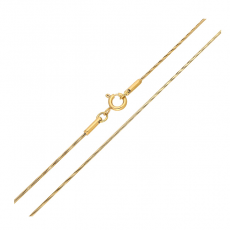 ŁAŃCUSZEK POZŁACANY 50 CM 0,9 MM OGON WĘŻA XUPING 87521