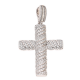 ZAWIESZKA PLATYNOWANA 55/31 MM KRZYŻ BRYLANTOWY XUPING 87528