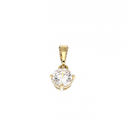 ZAWIESZKA POZŁACANA 14/7 MM BRYLANCIK XUPING 87530