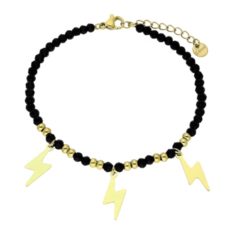 BRANSOLETKA POZŁACANA 18,5+3 CM S. STEEL TTM XUPING 87648