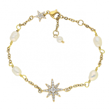 BRANSOLETKA POZŁACANA 20-18,5-17 CM ELEGANCE XUPING 87687