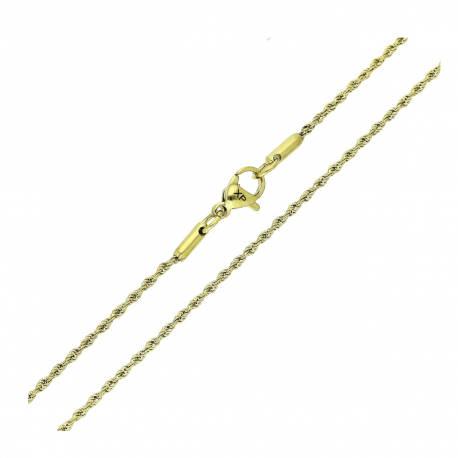 14K ŁAŃCUSZEK POZŁACANY 45 CM 1,5 MM KORDEL XUPING 87738