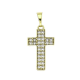 14K ZAWIESZKA POZŁACANA 29/12,5 MM KRZYŻYK XUPING 87742