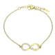 14K BRANSOLETKA POZŁACANA 17,5+3 CM INFINITI XUPING 87773