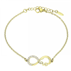 14K BRANSOLETKA POZŁACANA 17,5+3 CM INFINITI XUPING 87773