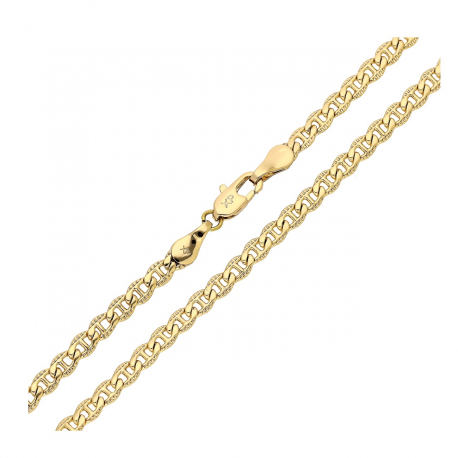 ŁAŃCUSZEK POZŁACANY 45 CM 3,7 MM GUCCI DIAMENTOWANY XUPING 87914