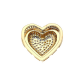 ZAWIESZKA POZŁACANA 19/20 MM KOLOROWE SERCE XUPING 87926