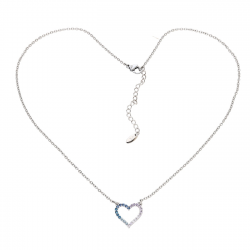 CELEBRYTKA PLATYNOWANA 40+5 CM SERCE XUPING 87931