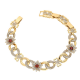 BRANSOLETKA POZŁACANA 20-18-16 CM 13 MM ROYAL LUXURY XUPING 87939