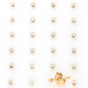 KOLCZYKI POZŁACANE 2 MM BRYLANCIK XUPING 88089