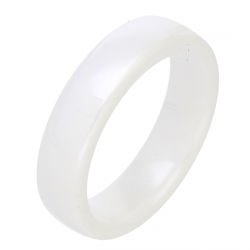 PIERŚCIONEK CERAMICZNY 5 MM BIAŁY TTM XUPING 88150