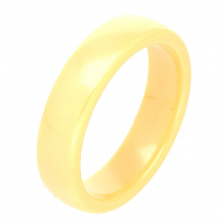 PIERŚCIONEK CERAMICZNY 5 MM ŻÓŁTY TTM XUPING 88157