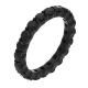 PIERŚCIONEK BLACK 3 MM CZARNE BRYLANTY XUPING 88211