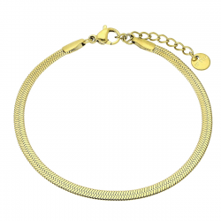 BRANSOLETKA POZŁACANA 17+3 CM 3,2 MM S. STEEL TTM XUPING 88222