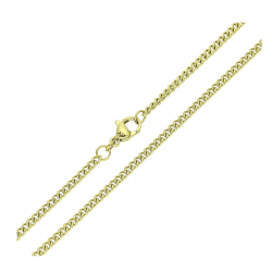 ŁAŃCUSZEK POZŁACANY 45 CM 2,5 MM S. STEEL TTM XUPING 88225