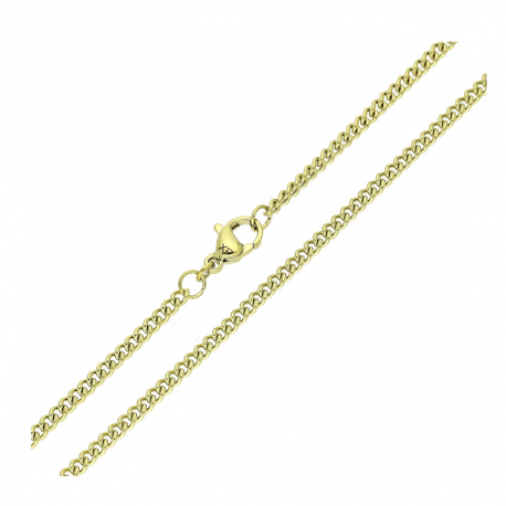 ŁAŃCUSZEK POZŁACANY 45 CM 2,5 MM S. STEEL TTM XUPING 88225