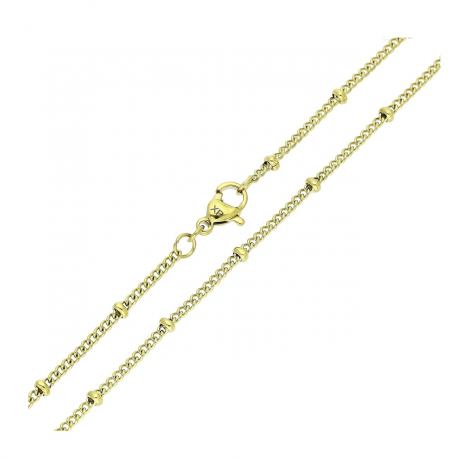 ŁAŃCUSZEK POZŁACANY 45 CM 2,8 MM S. STEEL TTM XUPING 88226