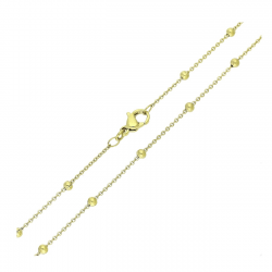 ŁAŃCUSZEK POZŁACANY 45 CM 2,6 MM S. STEEL TTM XUPING 88227