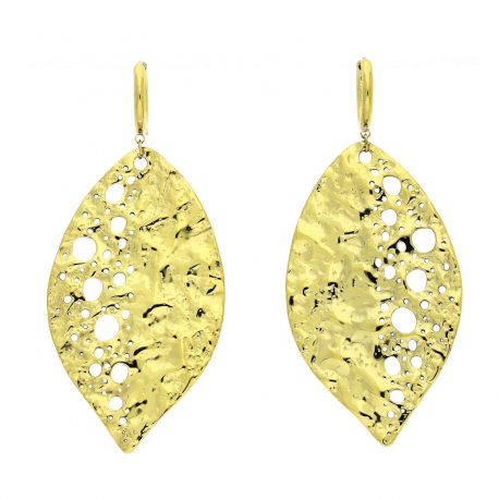 KOLCZYKI POZŁACANE 69/31 MM S. STEEL TTM XUPING 88241