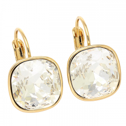 KOLCZYKI POZŁACANE 20/14 MM CRYSTAL XUPING 88270