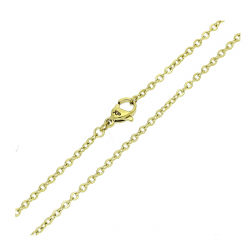 14K ŁAŃCUSZEK POZŁACANY 45 CM 2,1 MM ROLO XUPING 88322