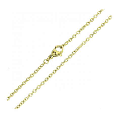 14K ŁAŃCUSZEK POZŁACANY 45 CM 2,1 MM ROLO XUPING 88322