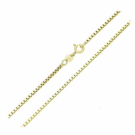 14K ŁAŃCUSZEK POZŁACANY 45 CM 1,4 MM WENECJANA XUPING 88323