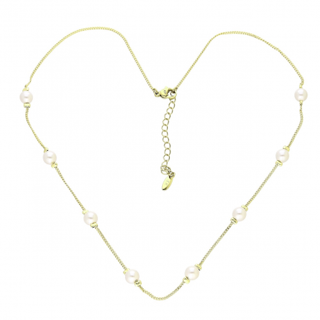 14K CELEBRYTKA POZŁACANA 45+5 CM PEREŁKOWA ELEGANCJA XUPING 88326