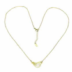 14K CELEBRYTKA POZŁACANA 46+3 CM ELEGANCJA PEREŁKI XUPING 88327