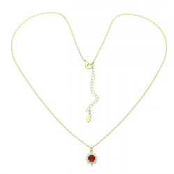 14K CELEBRYTKA POZŁACANA 46+6 CM MARKIZKA RUBIN XUPING 88333