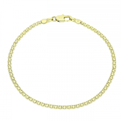 14k BRANSOLETKA POZŁACANA 18 CM 2,2 MM BISMARK XUPING 88341