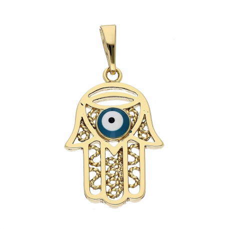 ZAWIESZKA POZŁACANA 32/16 MM RĘKA FATIMY XUPING 88404